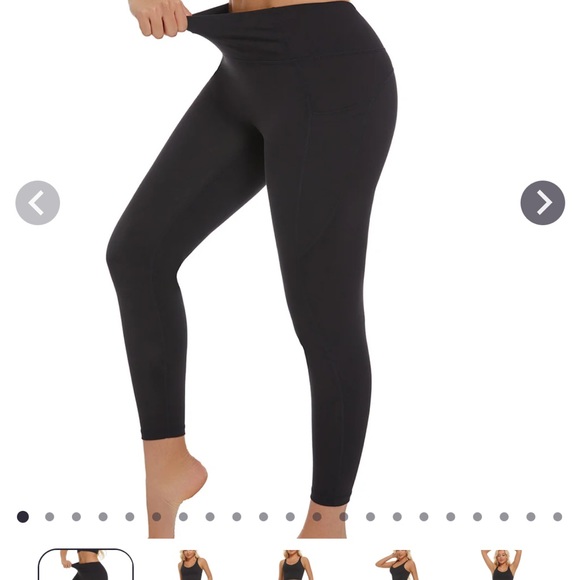 Pure Woven Bamboo Active Leggings - Picture 5 of 7